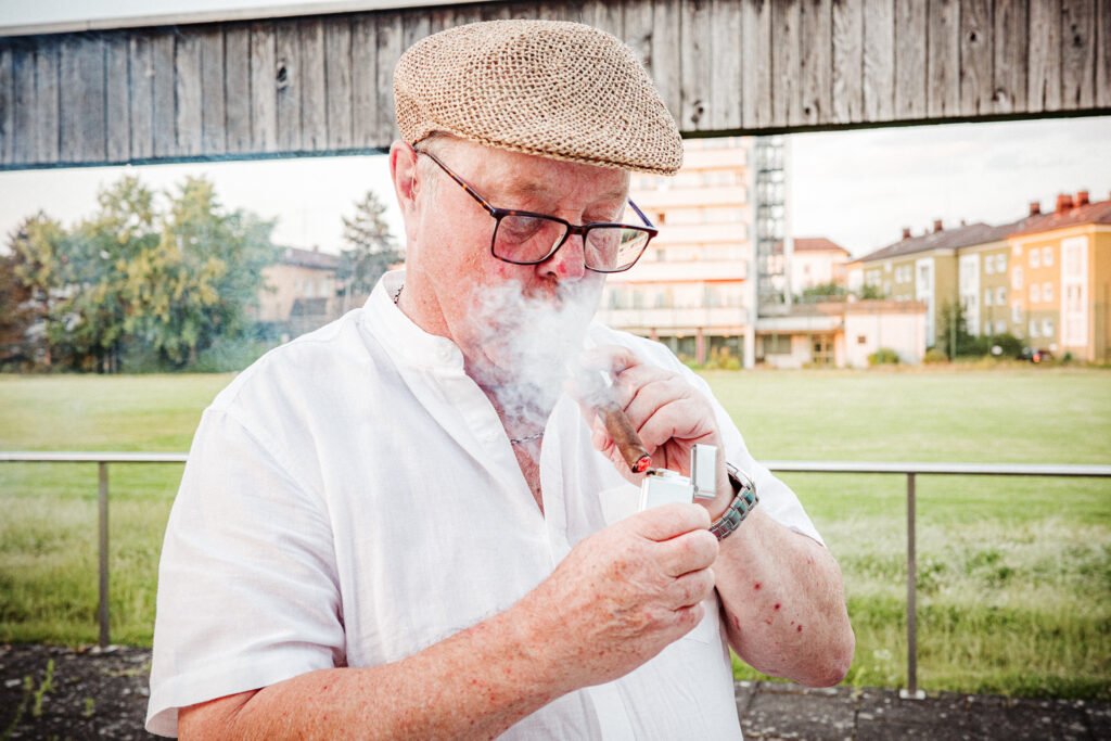 zigarre grill portrait